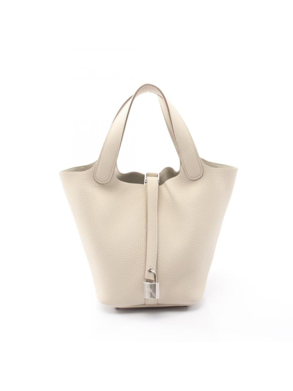 Hermes Handbag Picotin Lock PM Beton Leather